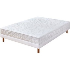 DORMIPUR Ensemble matelas + sommier 140 x 190 cm - Mémoire de forme - MEMORYTECH