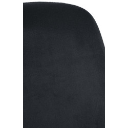 Chaise de salle à manger en velours Victoria