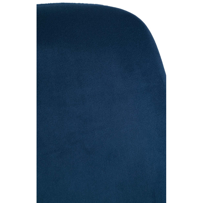 Chaise de salle à manger en velours Victoria