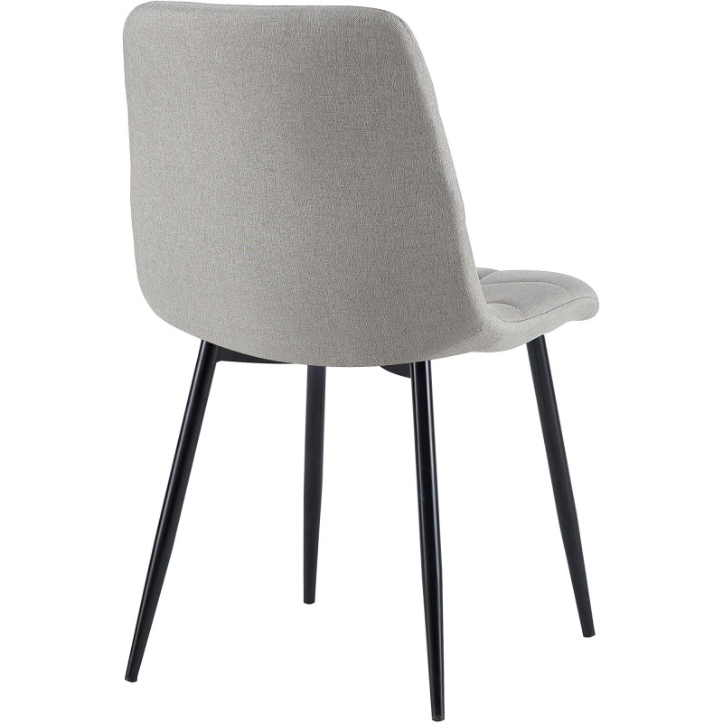 Chaise de salle à manger en tissu Antibes