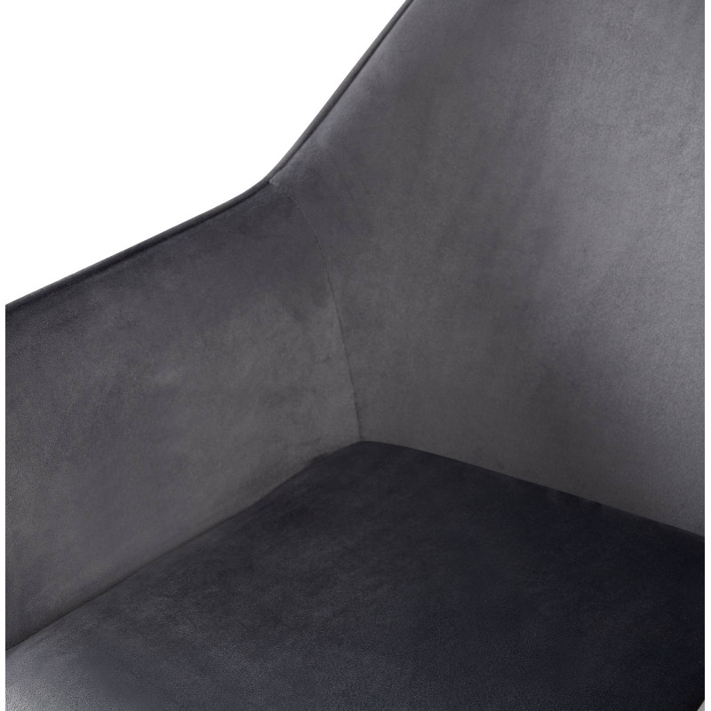 Chaise de salle à manger Vessa en velours
