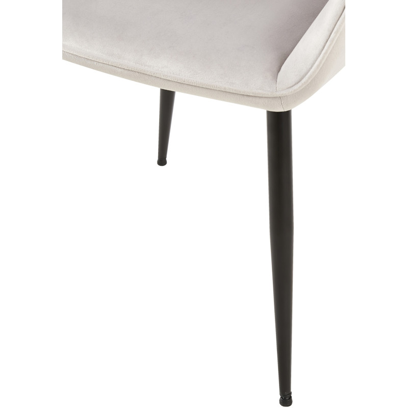 Chaise de salle à manger Vessa en velours