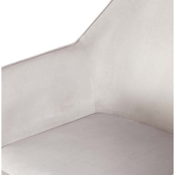 Chaise de salle à manger Vessa en velours