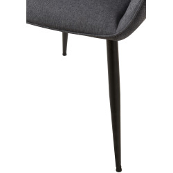 Chaise de salle à manger en tissu Vessa