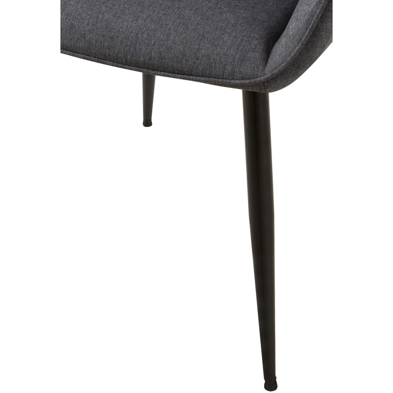 Chaise de salle à manger en tissu Vessa