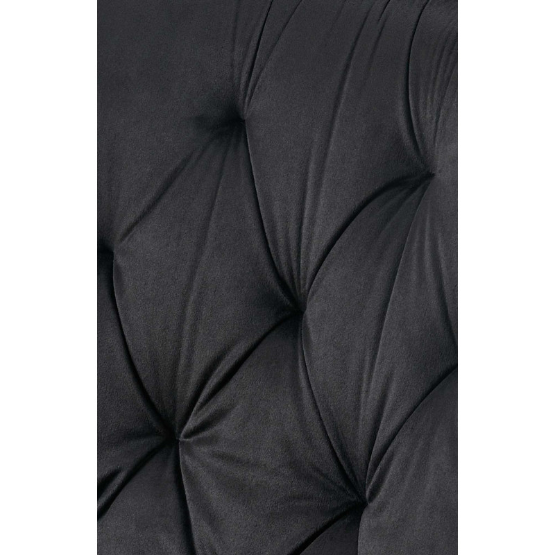 Chaise de salle à manger en velours Wallace