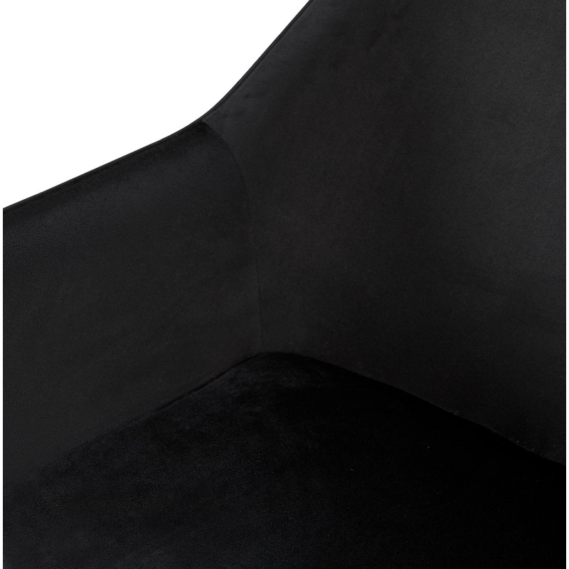 Lot de 2 chaises de salle à manger en tissu Vessa