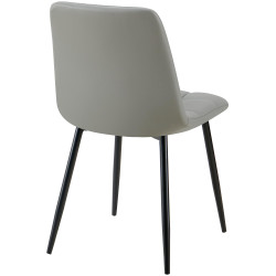 Chaise de salle à manger Antibes en similicuir