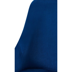 Chaise de salle à manger Elmira en velours doré