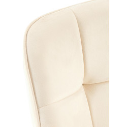 Chaise de salle à manger en velours Roseville
