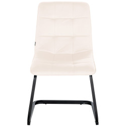 Ensemble de 2 chaises de salle à manger en velours Vermont
