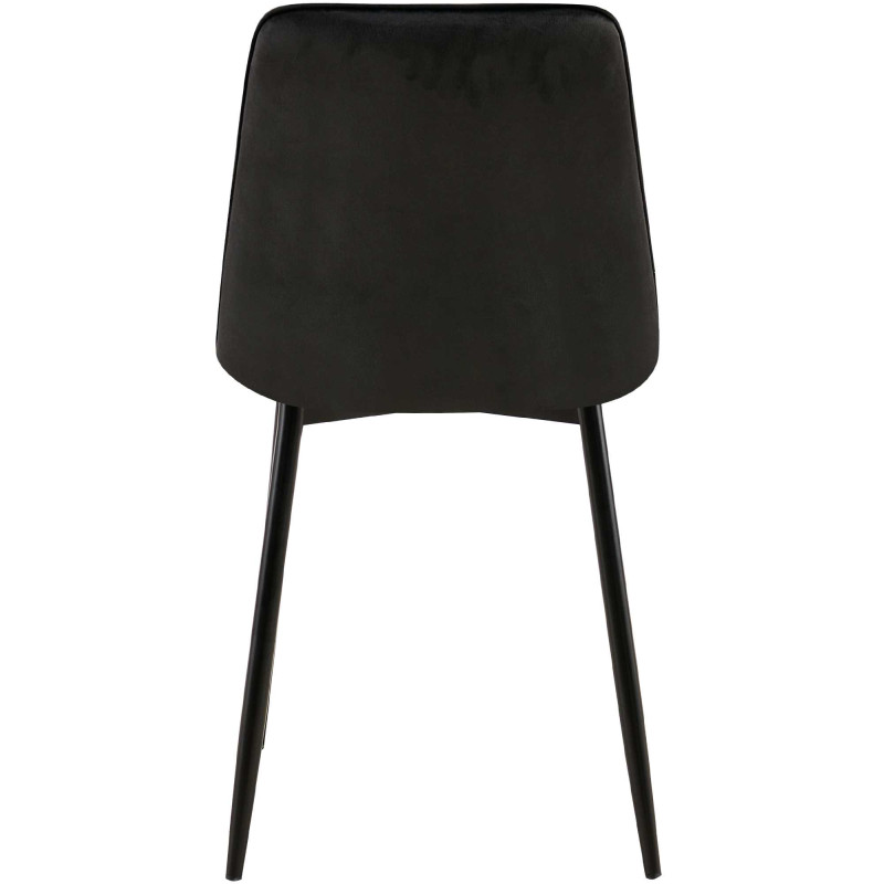 Chaise de salle à manger en velours Gifford