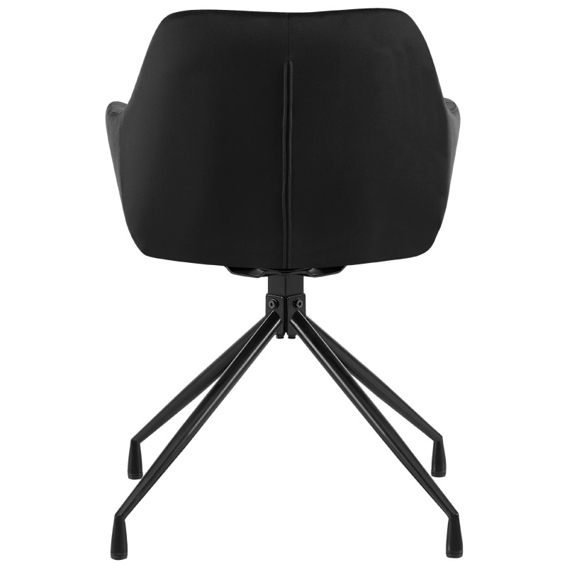Chaise de salle à manger en velours Welby