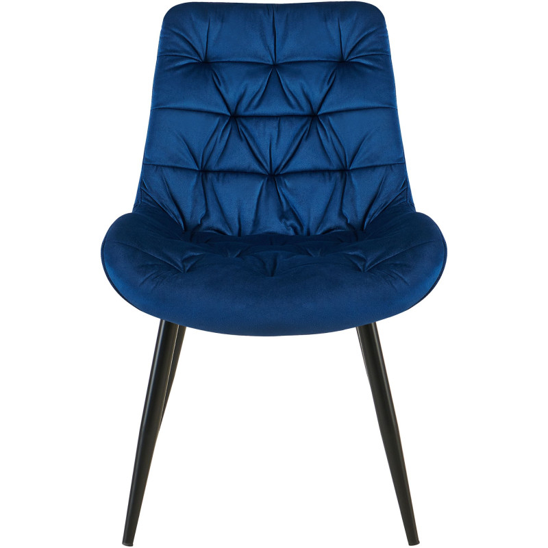 Chaise de salle à manger en velours Rossford