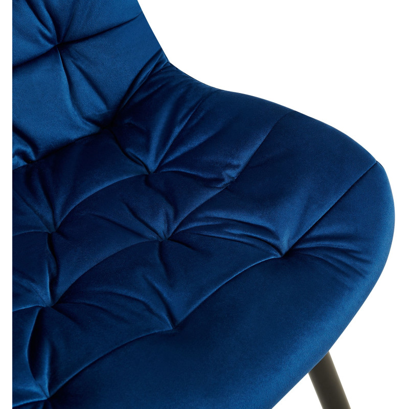 Chaise de salle à manger en velours Rossford