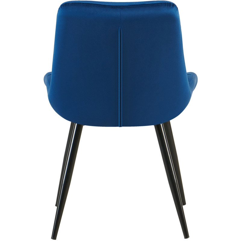 Chaise de salle à manger en velours Rossford