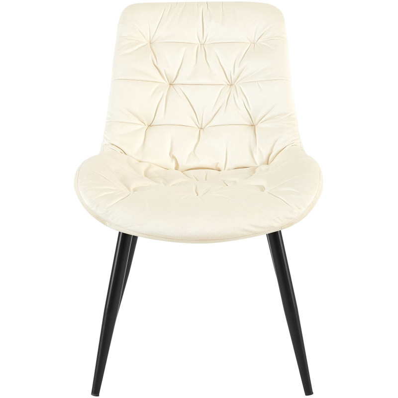 Chaise de salle à manger en velours Rossford