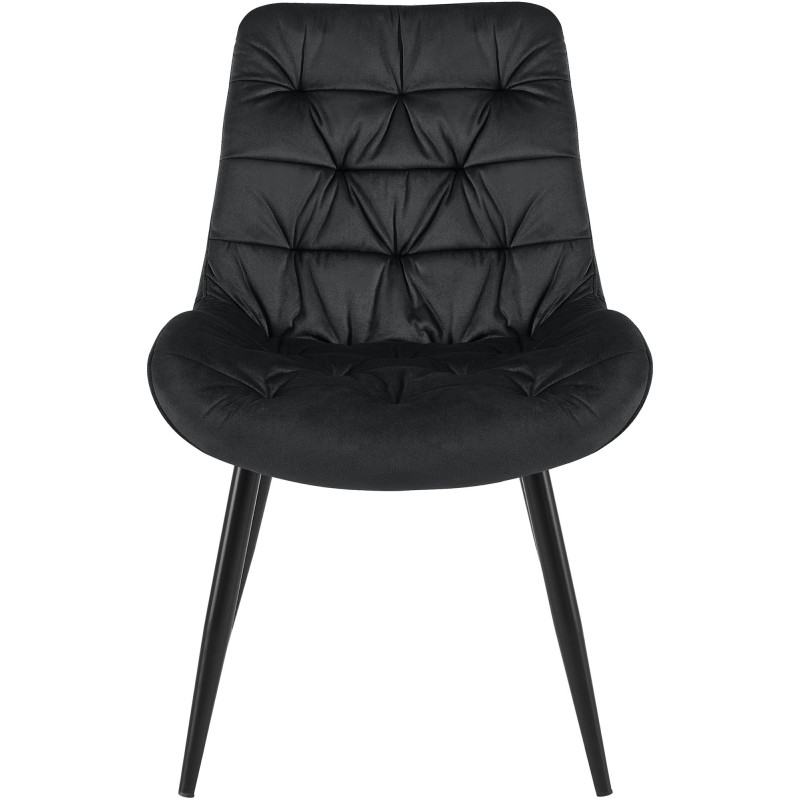 Chaise de salle à manger en velours Rossford