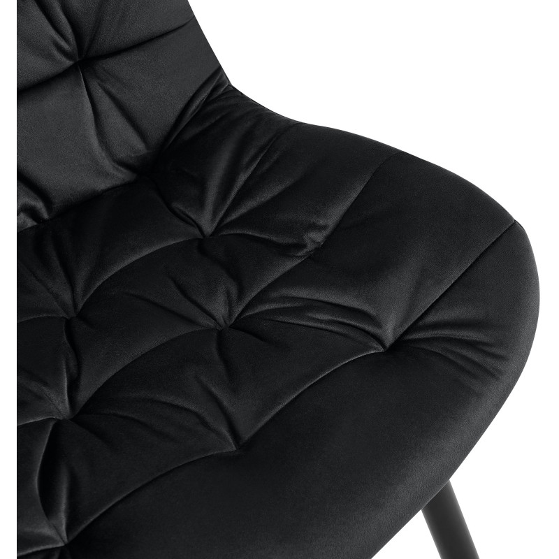 Chaise de salle à manger en velours Rossford
