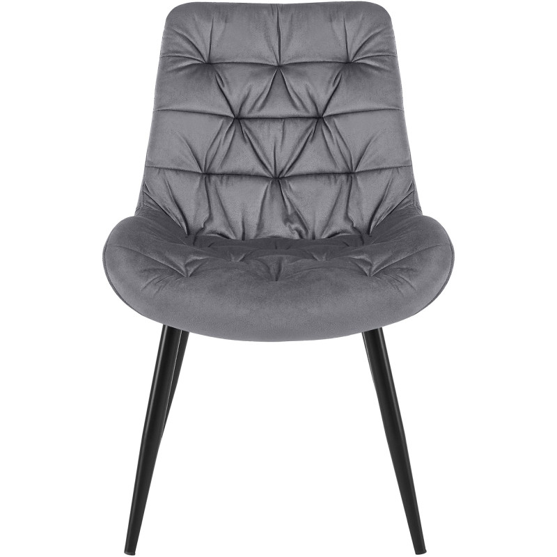 Chaise de salle à manger en velours Rossford