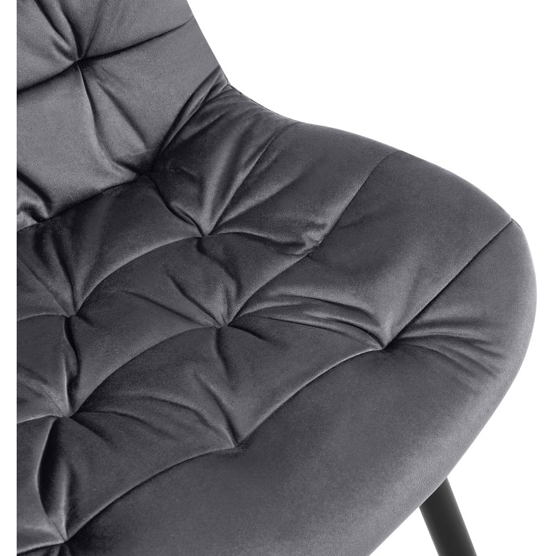 Chaise de salle à manger en velours Rossford