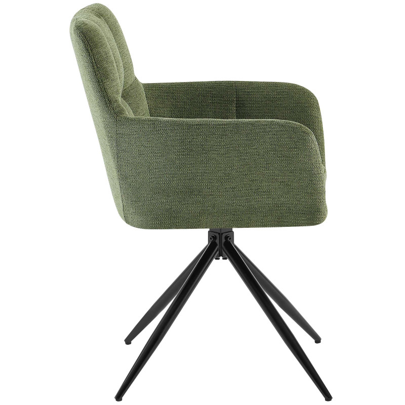 Chaise de salle à manger en tissu Jonah