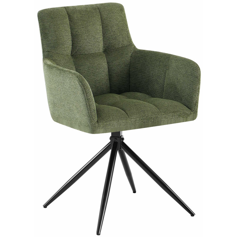 Chaise de salle à manger en tissu Jonah