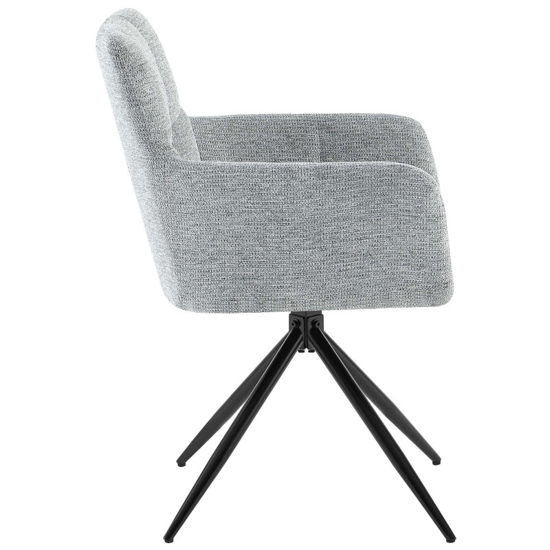Chaise de salle à manger en tissu Jonah