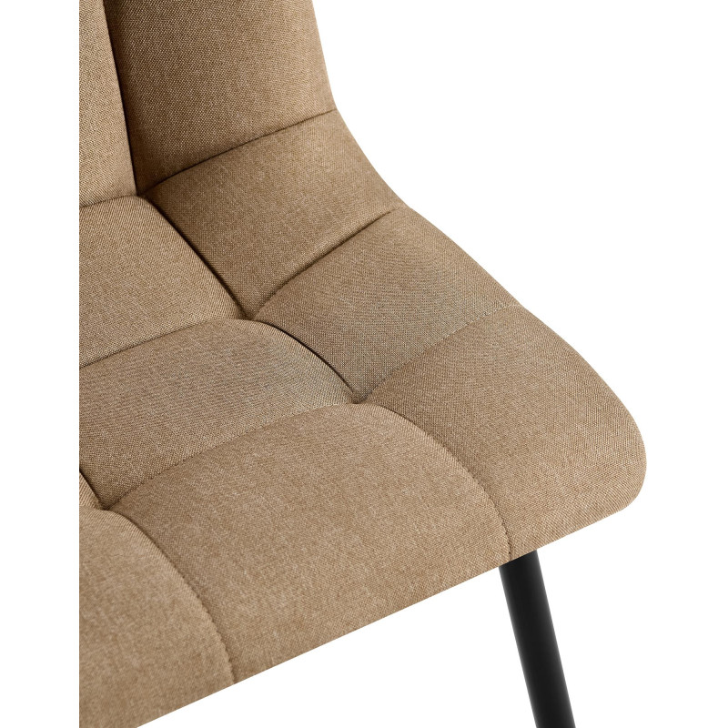 Chaise de salle à manger en tissu Tilde