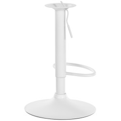 Cadre de remplacement pour tabouret de bar 8 x 8 cm blanc