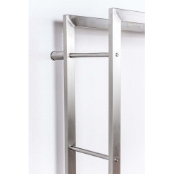 Porte-bûches de chauffage Keri mural 25x80x100 cm