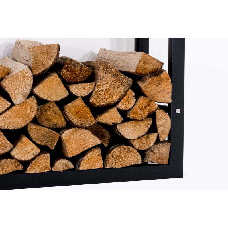Porte-bûches de cheminée Keri Wall V3 25x100x100 cm