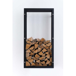Porte-bûches de chauffage Irving Wall V3 40x50x100 cm