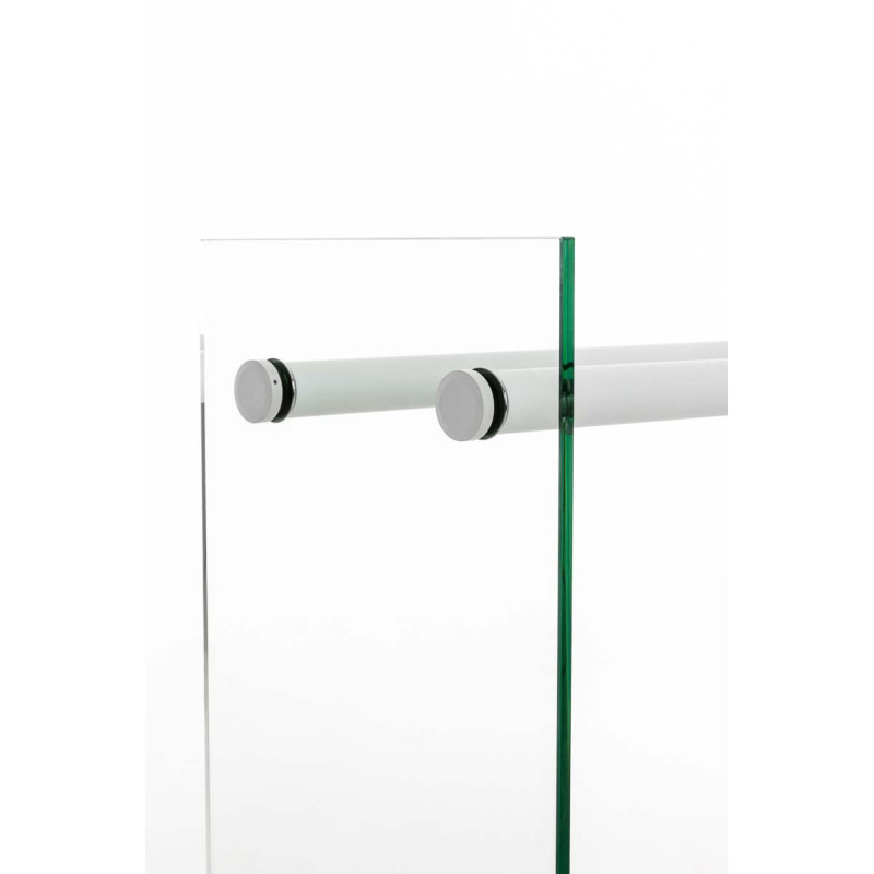 Porte-bûches Dacio verre clair 35x40x80
