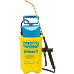 GLORIA Pulvérisateur a main Gloria - Modele Prima 3 - Avec lance et sangle - Réservoir polyéthylene - 3L pour une pression de 3 
