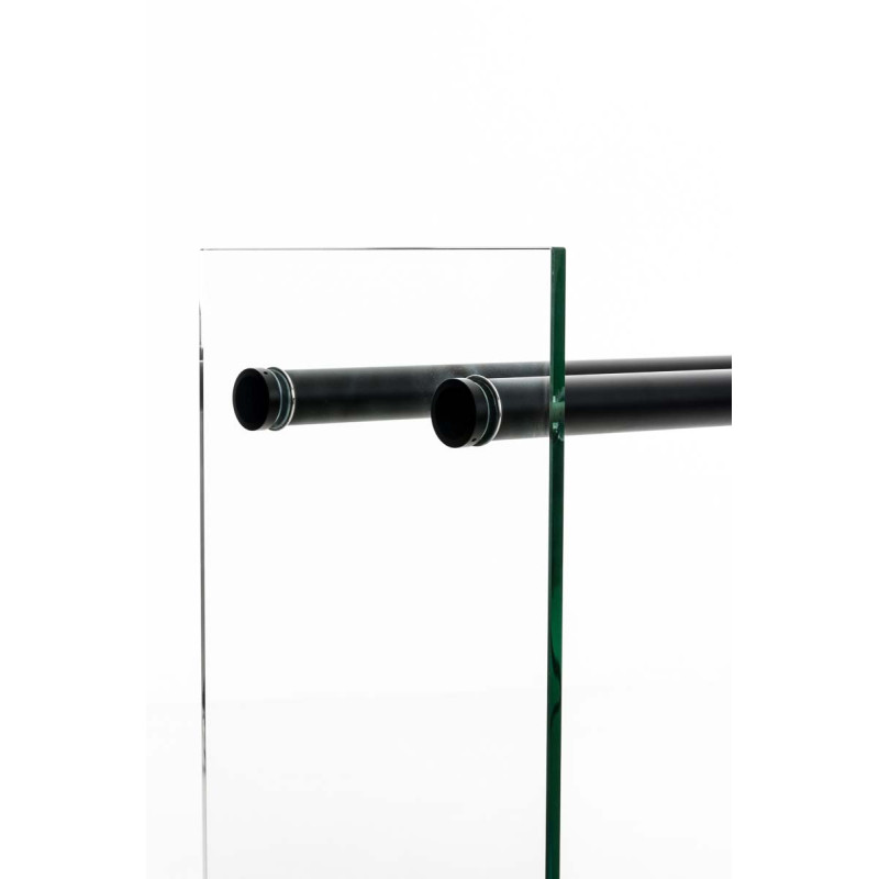 Support à bûches Dacio verre clair 35x50x140 (6 trous)