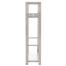 Porte-bûches de chauffage Neige 100x80x25