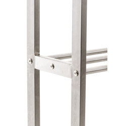 Porte-bûches de chauffage Neige 100x80x25