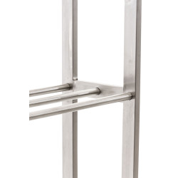 Porte-bûches de chauffage Neige 100x80x25