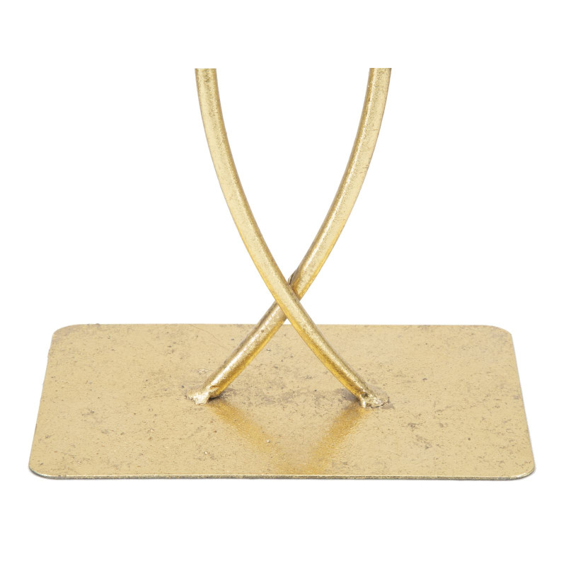 SCULPTURE FEUILLE GLAM CM 25X8,5X35
