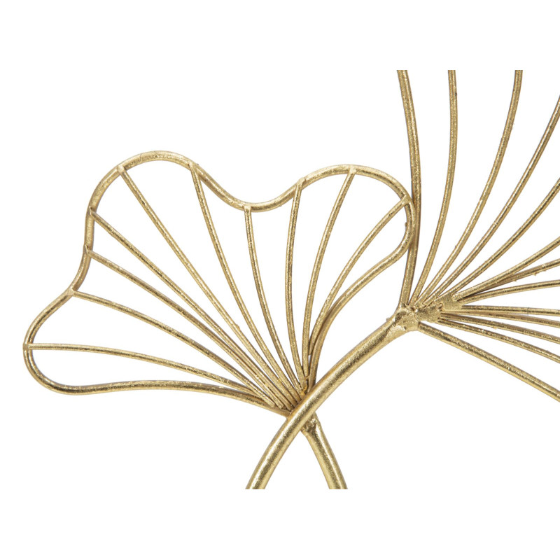 SCULPTURE FEUILLE GLAM CM 25X8,5X35