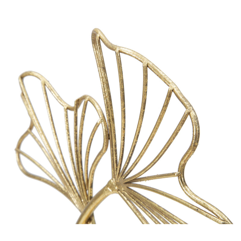 SCULPTURE FEUILLE GLAM CM 25X8,5X35