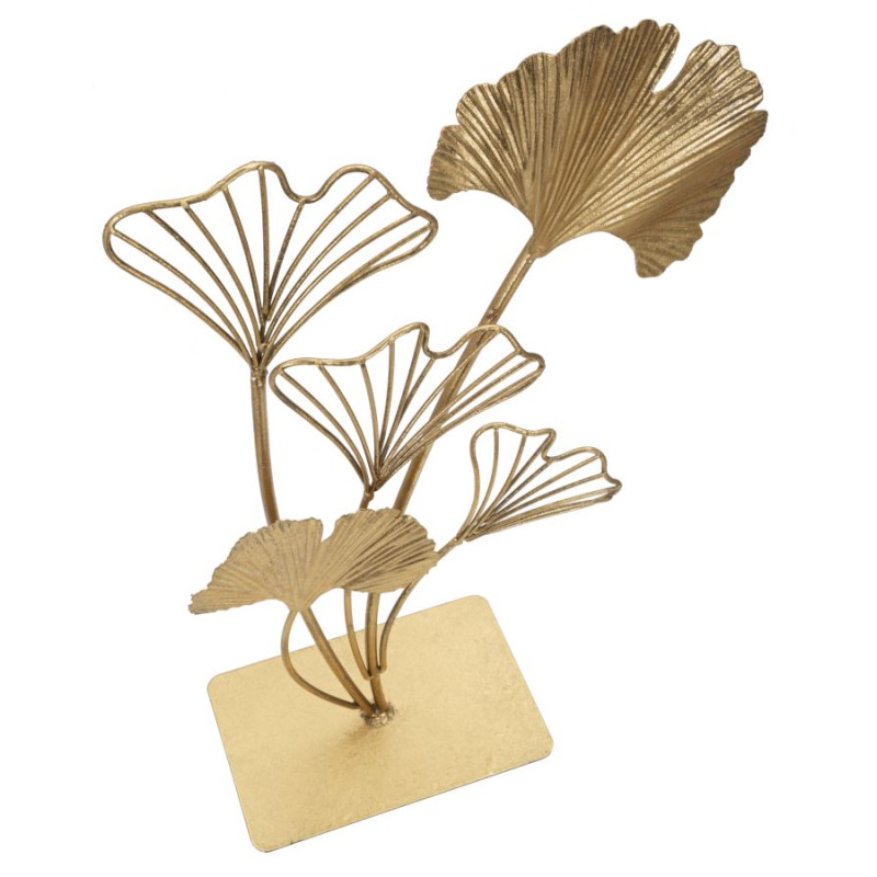 SCULPTURE FEUILLE CM 26X11,5X44,5