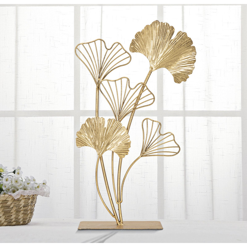 SCULPTURE FEUILLE CM 26X11,5X44,5