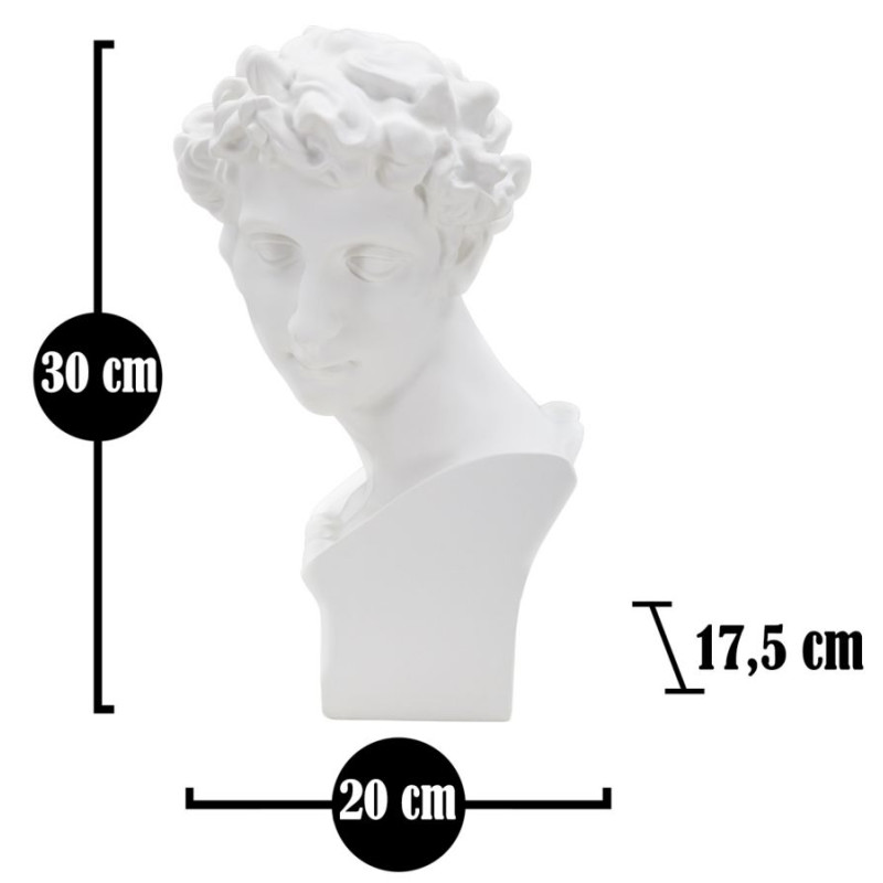SCULPTURE JEUNE ROMAIN CM 20X17,5X30