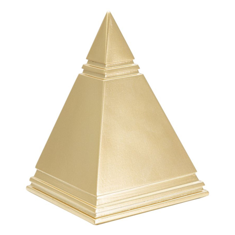 Pyramide dorée cm 11,5 x 11,5 x 15,5