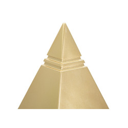 Pyramide dorée cm 11,5 x 11,5 x 15,5