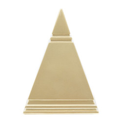 Pyramide dorée cm 11,5 x 11,5 x 15,5