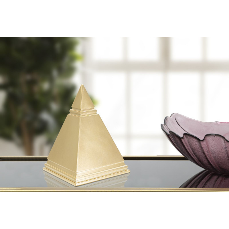 Pyramide dorée cm 11,5 x 11,5 x 15,5