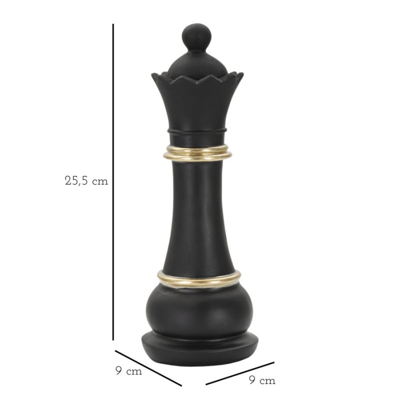 REINE NOIR ET OR CM Ø 9X25,5
